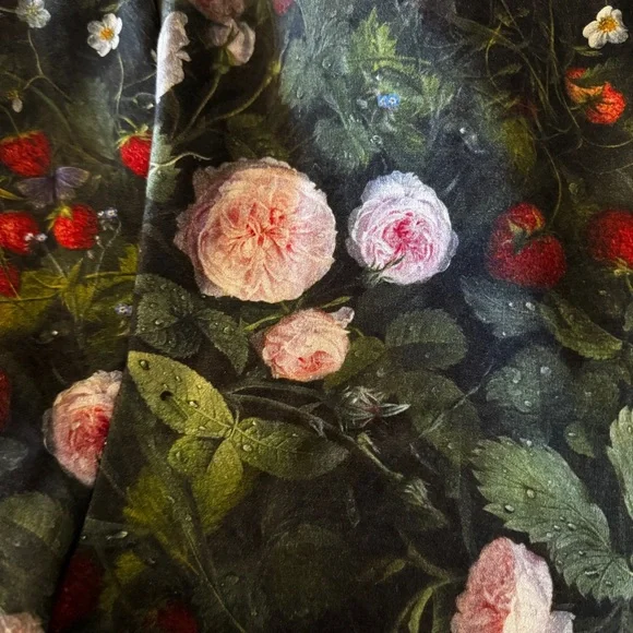 NWT Selkie Candelabra Green Floral Strapless SET SZ L - Picture 6 of 9